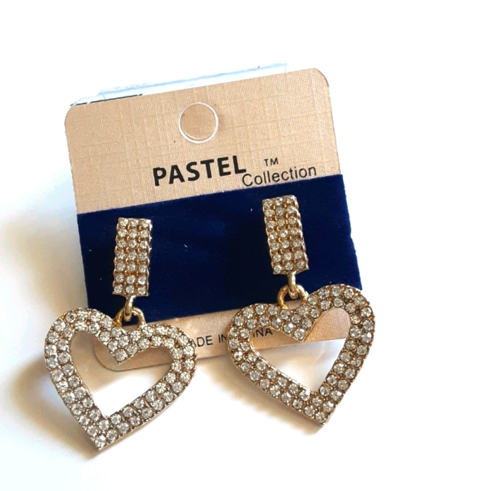 Pastel Collection Heart Dangle Earrings